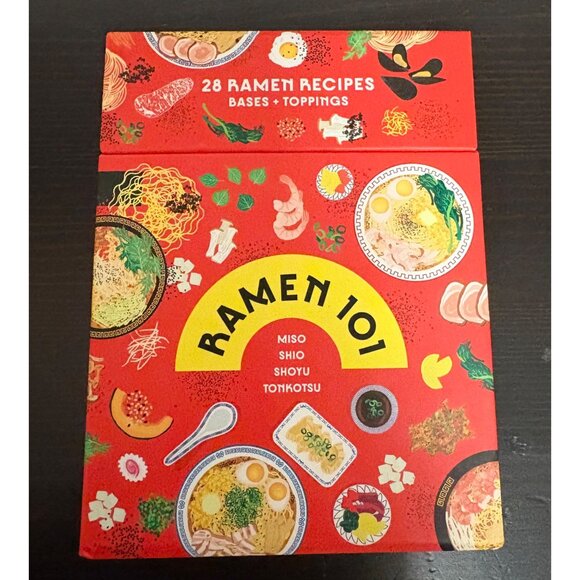 Ramen 101 Recipe Card Deck 28 Ramen Recipes With Bases & Toppings Smith Street G - Picture 1 of 7